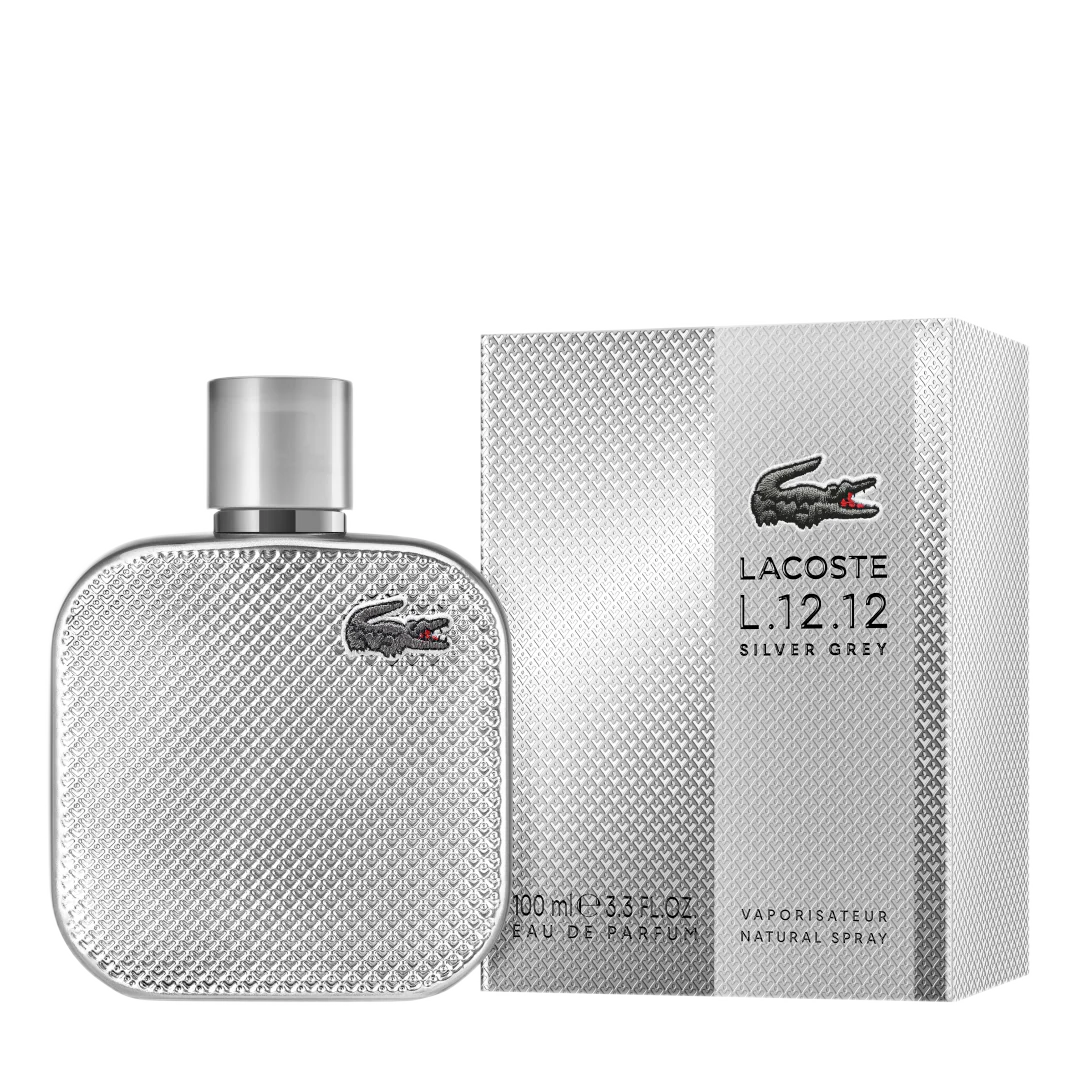 Lacoste L.12.12 Silver Grey Eau de Parfum Spray - Image 4