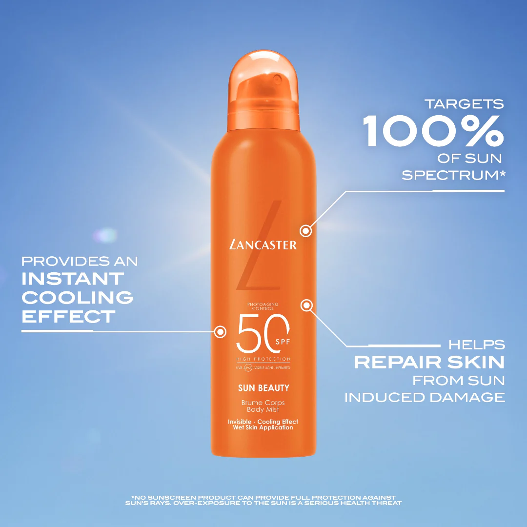 Lancaster Sun Beauty Cooling Invisible Body Mist SPF50 - Image 2