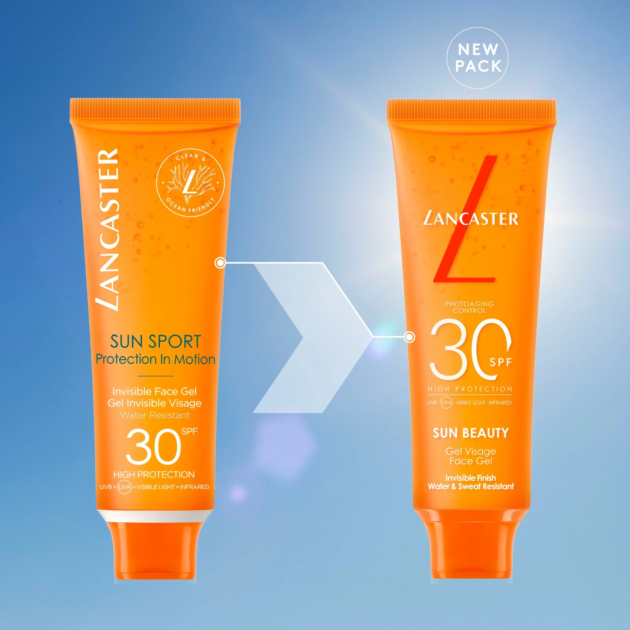 Lancaster Sun Beauty Invisible Face Gel SPF30 - Image 5
