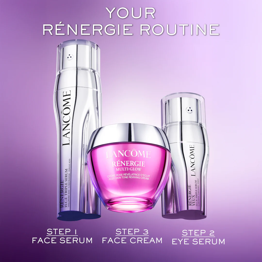 Lancome Renergie Multi-Glow Rosy Skin Tone Reviving Cream - Image 3