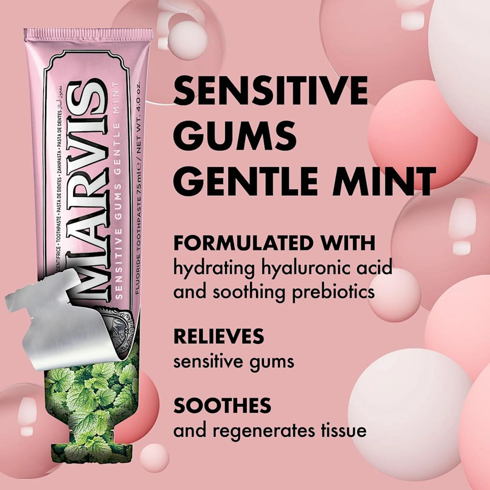 Marvis Sensitive Gums Gentle Mint Toothpaste - Image 2