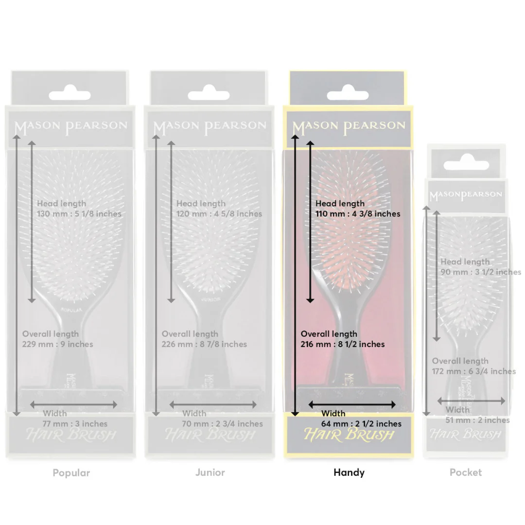 Mason Pearson Brushes Bristle/Nylon Handy BN3 - Image 9