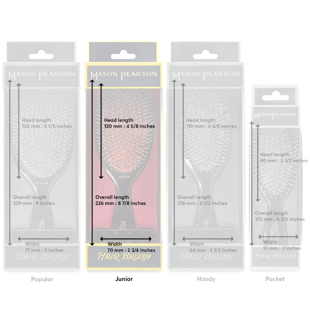 Mason Pearson Brushes Bristle/Nylon Junior BN2 - Image 9