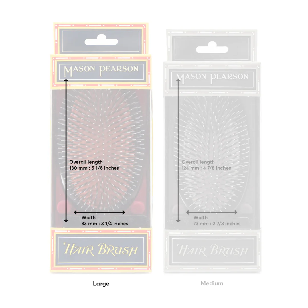 Mason Pearson Brushes Bristle/Nylon Popular Military BN1M - Image 4
