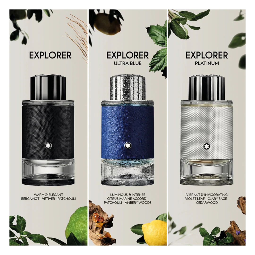Montblanc Explorer Ultra Blue Eau de Parfum Spray - Image 9