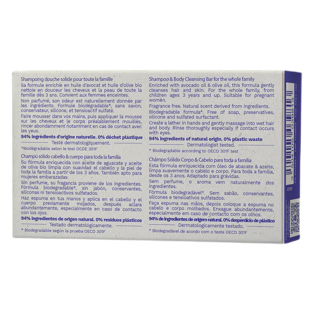 Mustela Bio Organic Shampoo & Body Cleansing Bar - Image 2