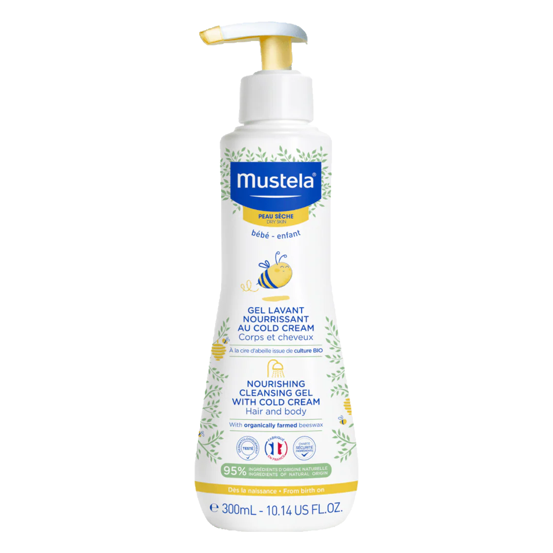 Mustela Nourishing Cleansing Gel with Cold Cream for Dry Skin