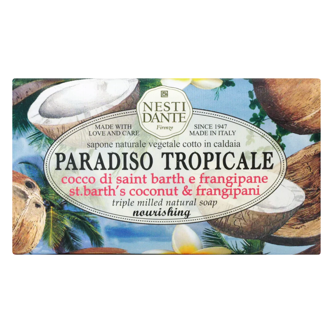 Nesti Dante Paradiso Tropicale St. Barth's Coconut and Frangipani Soap