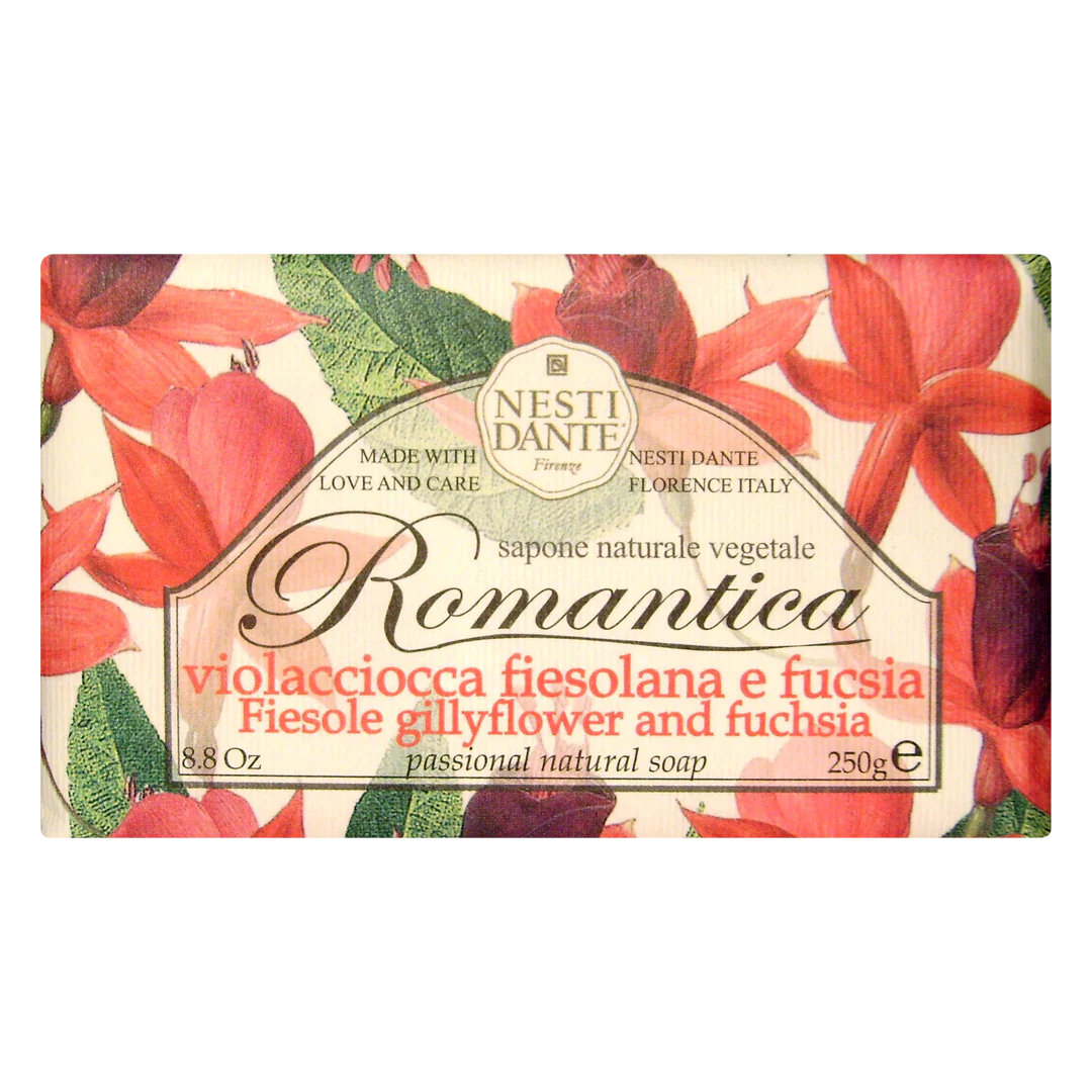Nesti Dante Romantica Fiesole Gillyflower and Fuchsia Soap
