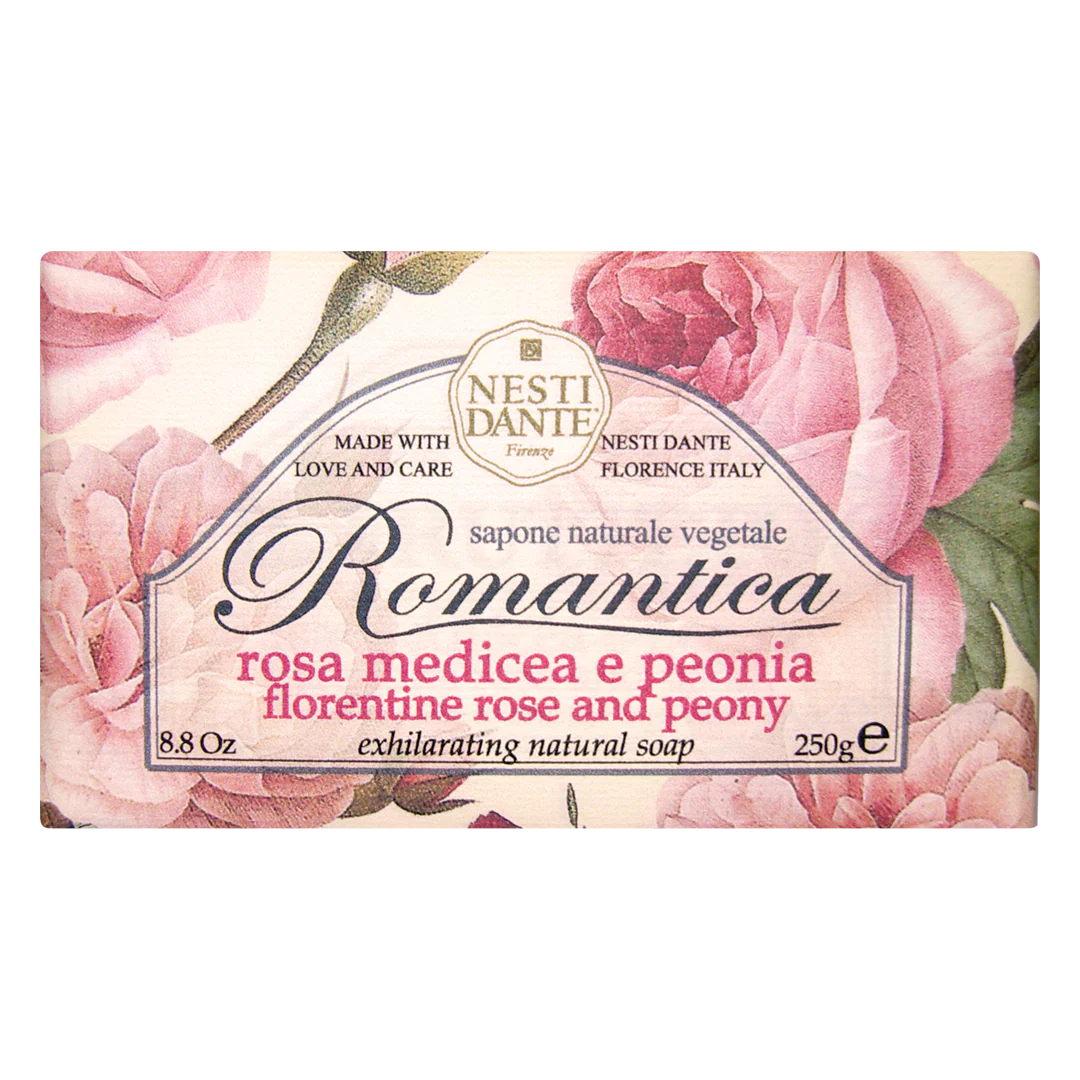 Nesti Dante Romantica Florentine Rose and Peony Soap