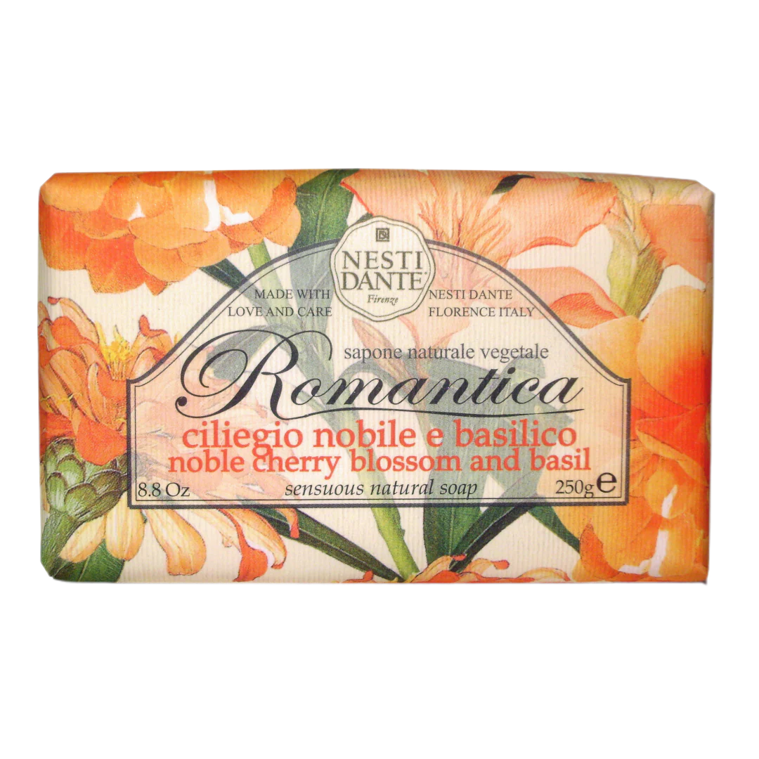 Nesti Dante Romantica Noble Cherry Blossom and Basil Soap