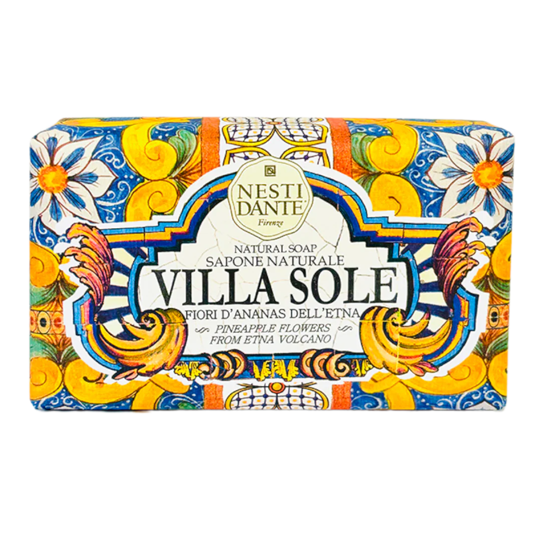 Nesti Dante Villa Sole Pineapple Flowers from Etna Volcano Soap