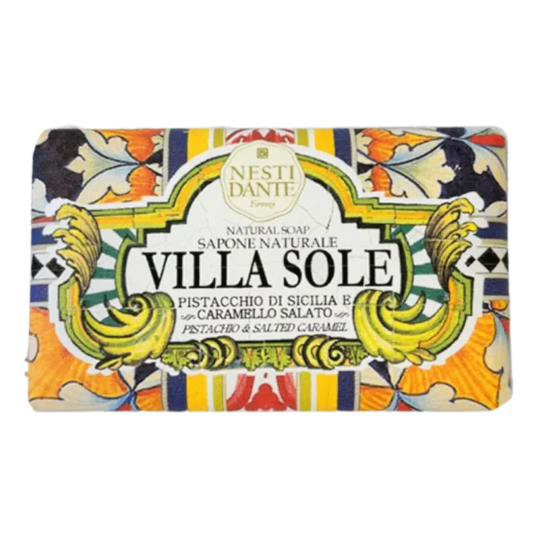 Nesti Dante Villa Sole Sicilian Pistachio & Salted Caramel Soap