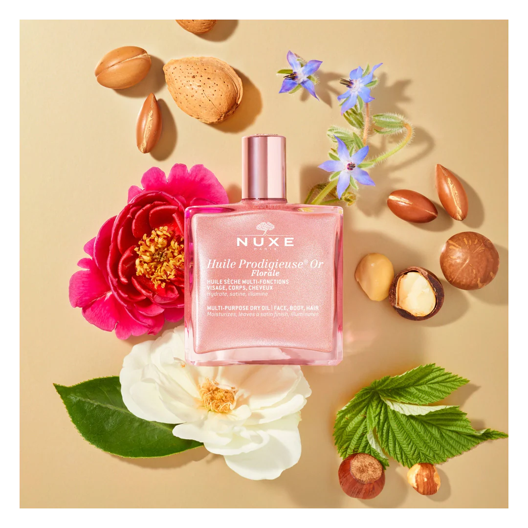 Nuxe Huile Prodigieuse Or Florale Multi-Purpose Dry Oil - For Face, Body, Hair - Image 4