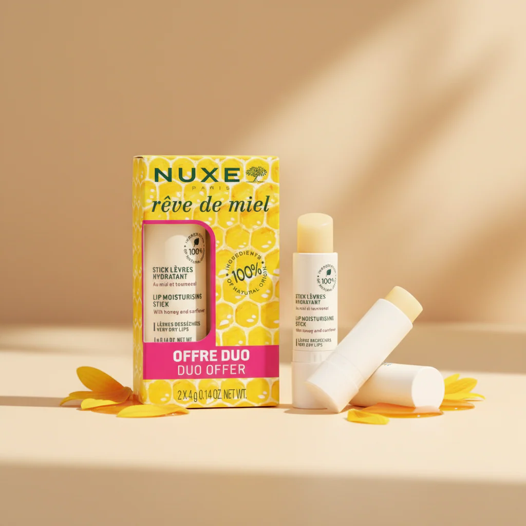 Nuxe Reve de Miel Lip Moisturising Stick Duo - Image 6