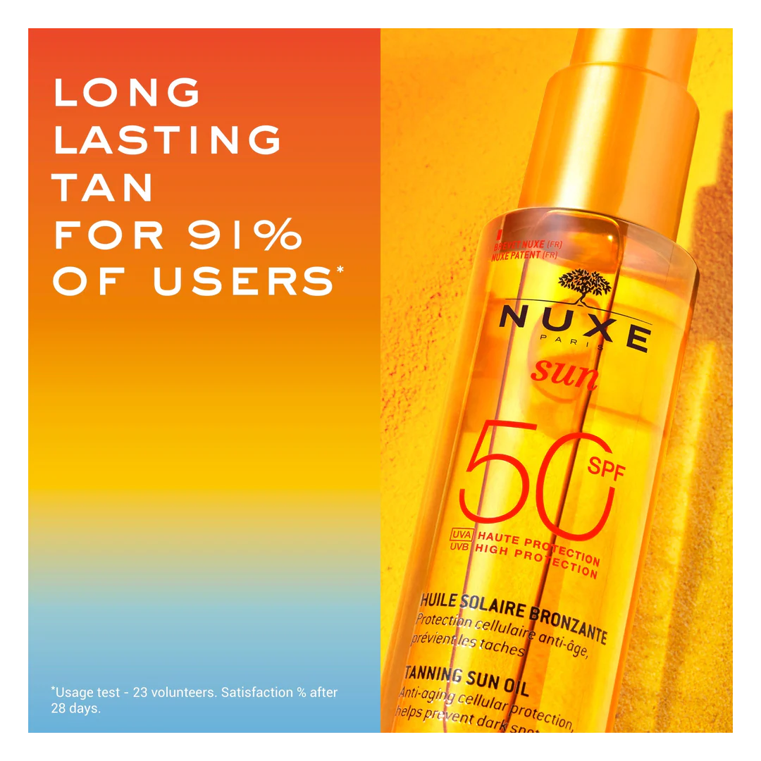 Nuxe Sun Sun Tanning Sun Oil for Face and Body SPF50 - Image 4