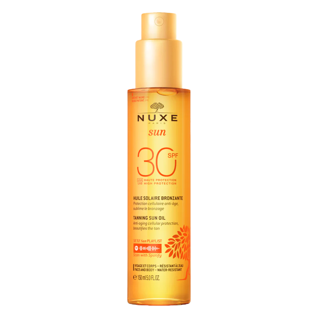 Nuxe Sun Tanning Sun Oil for Face and Body SPF 30