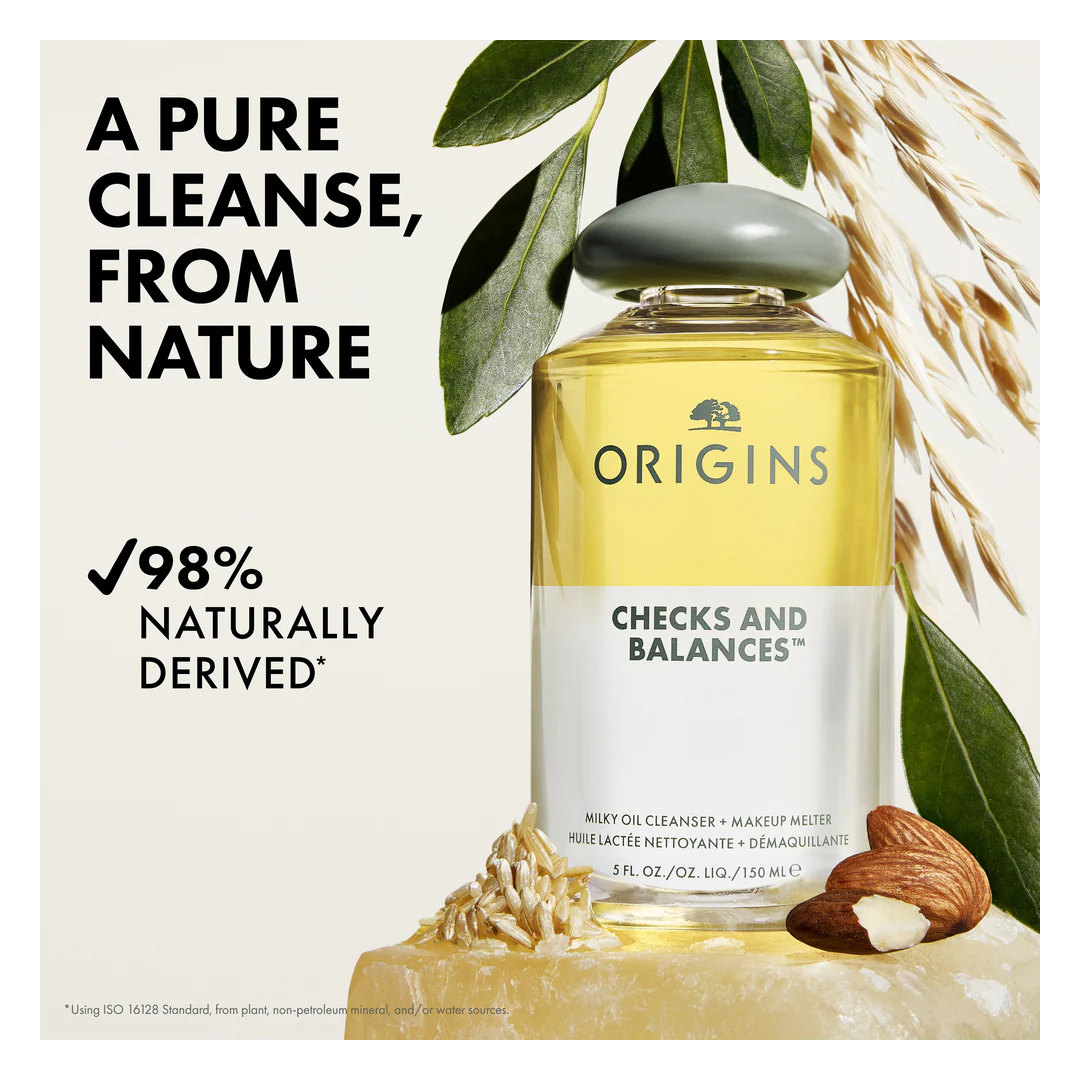 Origins Checks and Balances Milky Oil Cleanser + Makeup Melter - Image 3