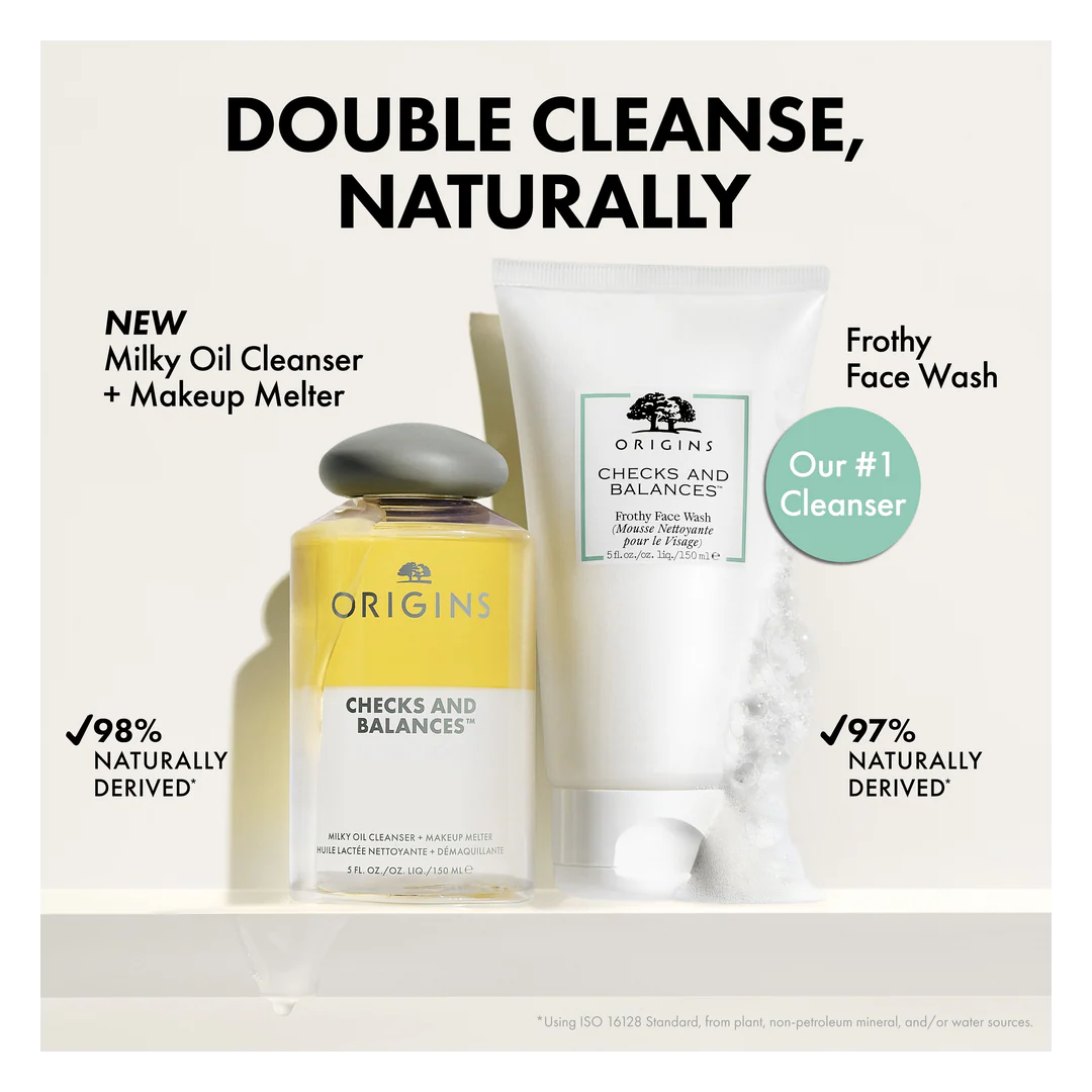Origins Checks and Balances Milky Oil Cleanser + Makeup Melter - Image 4