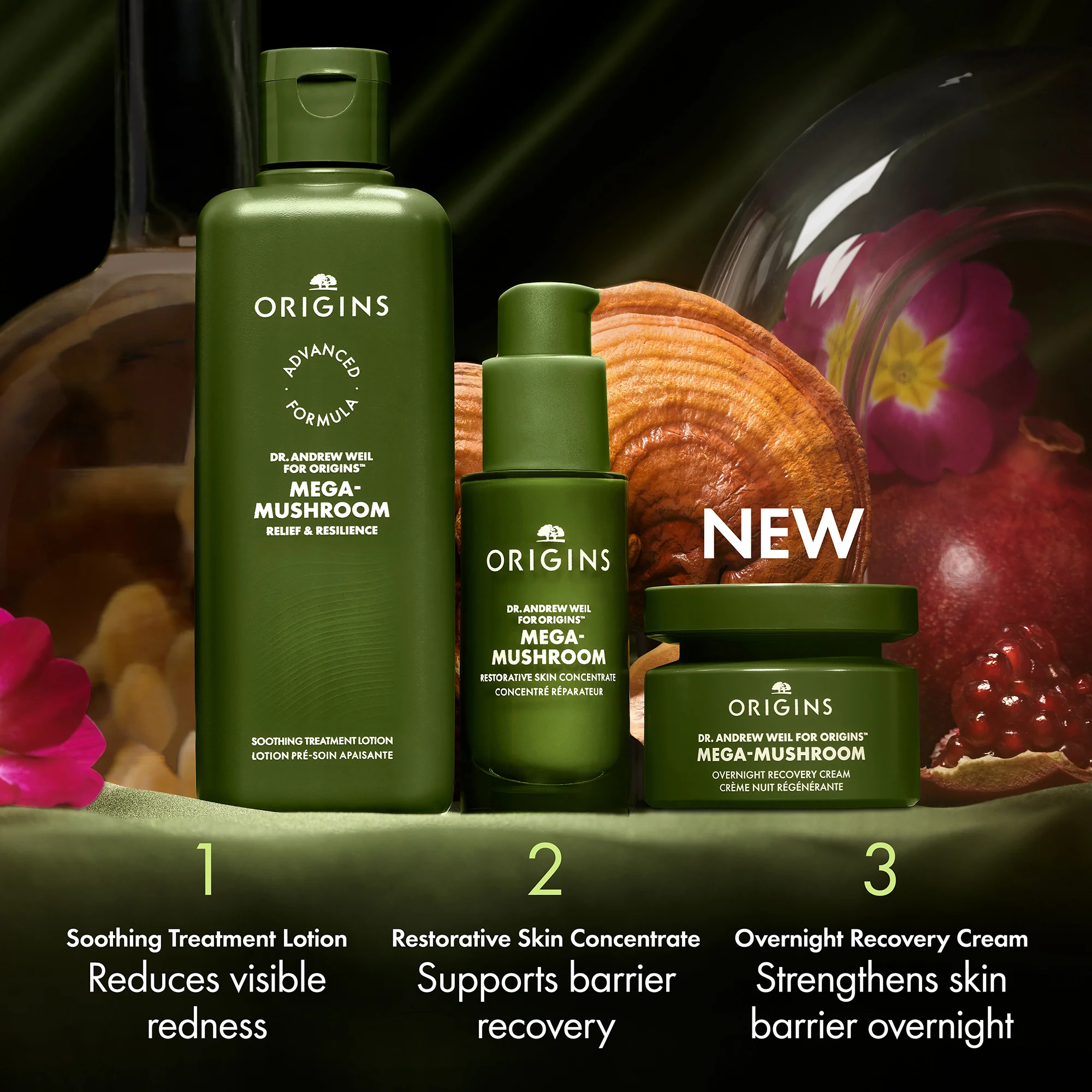 Origins Mega-Mushroom Overnight Recovery Cream - Image 6