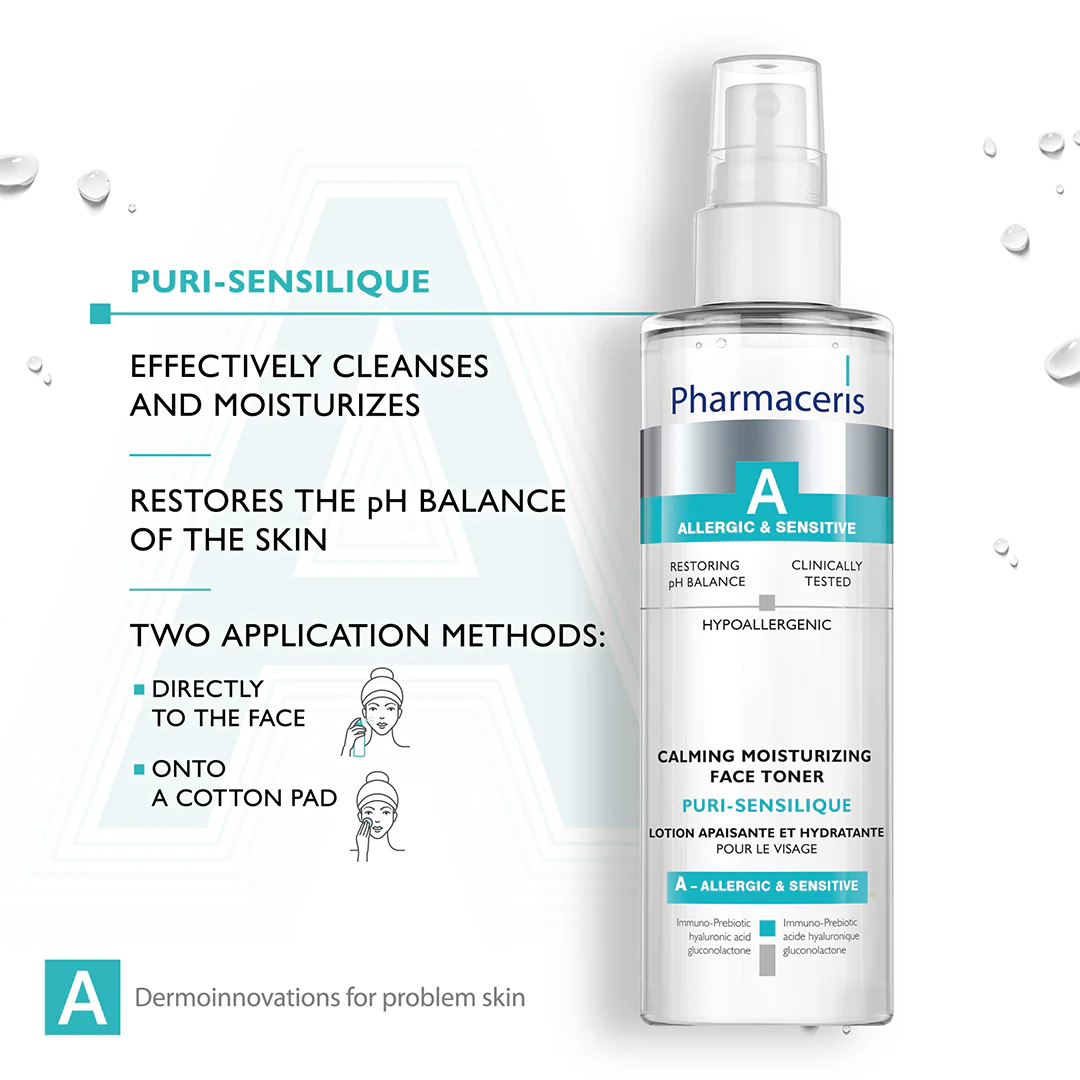Pharmaceris A Puri-Sensilique Calming Moisturising Face Toner - Image 3