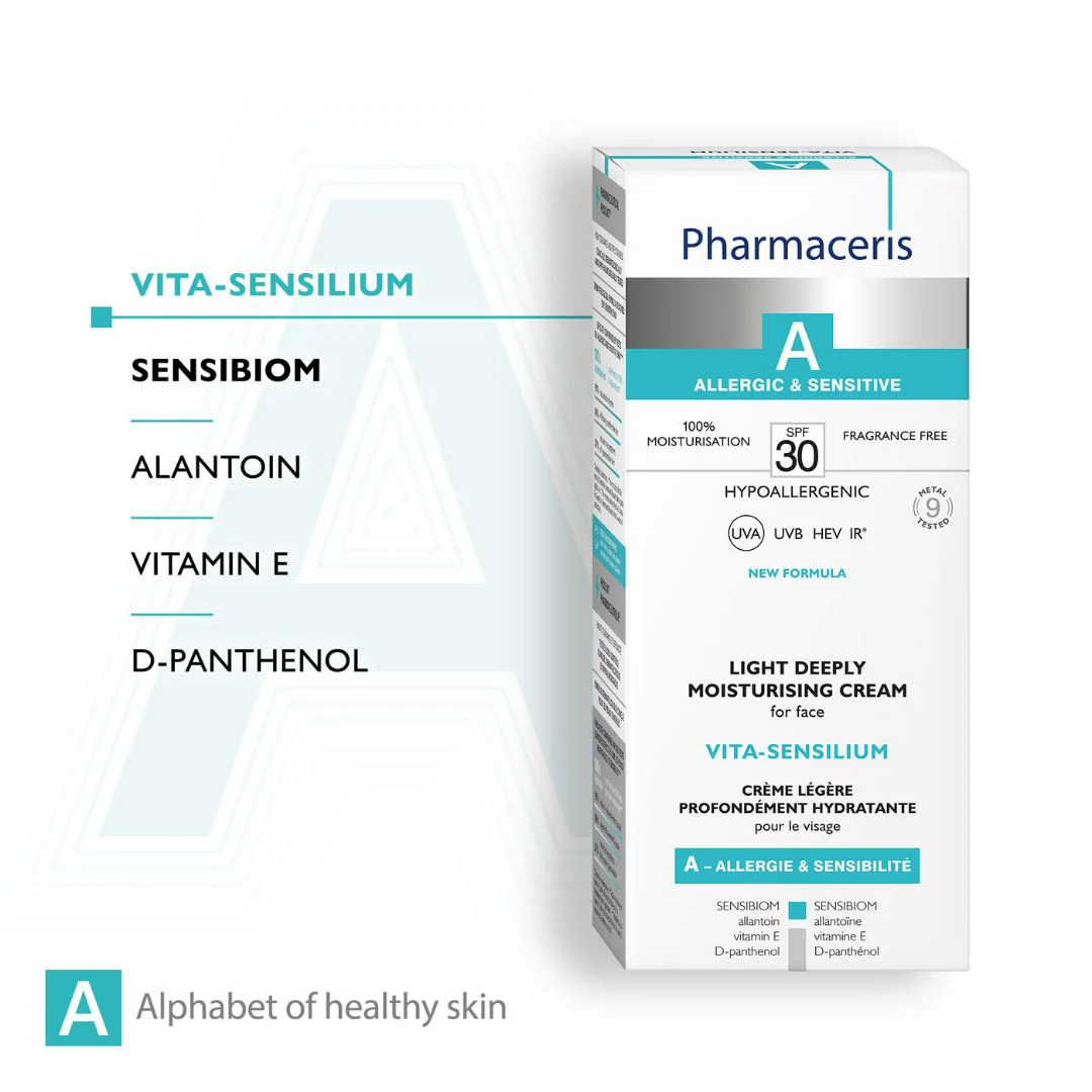 Pharmaceris A Vita-Sensilium Light Deeply Moisturising Cream SPF30 - Image 3