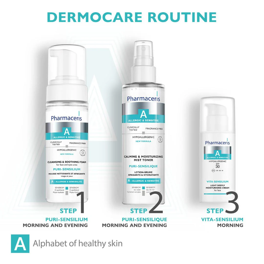 Pharmaceris A Vita-Sensilium Light Deeply Moisturising Cream SPF30 - Image 6