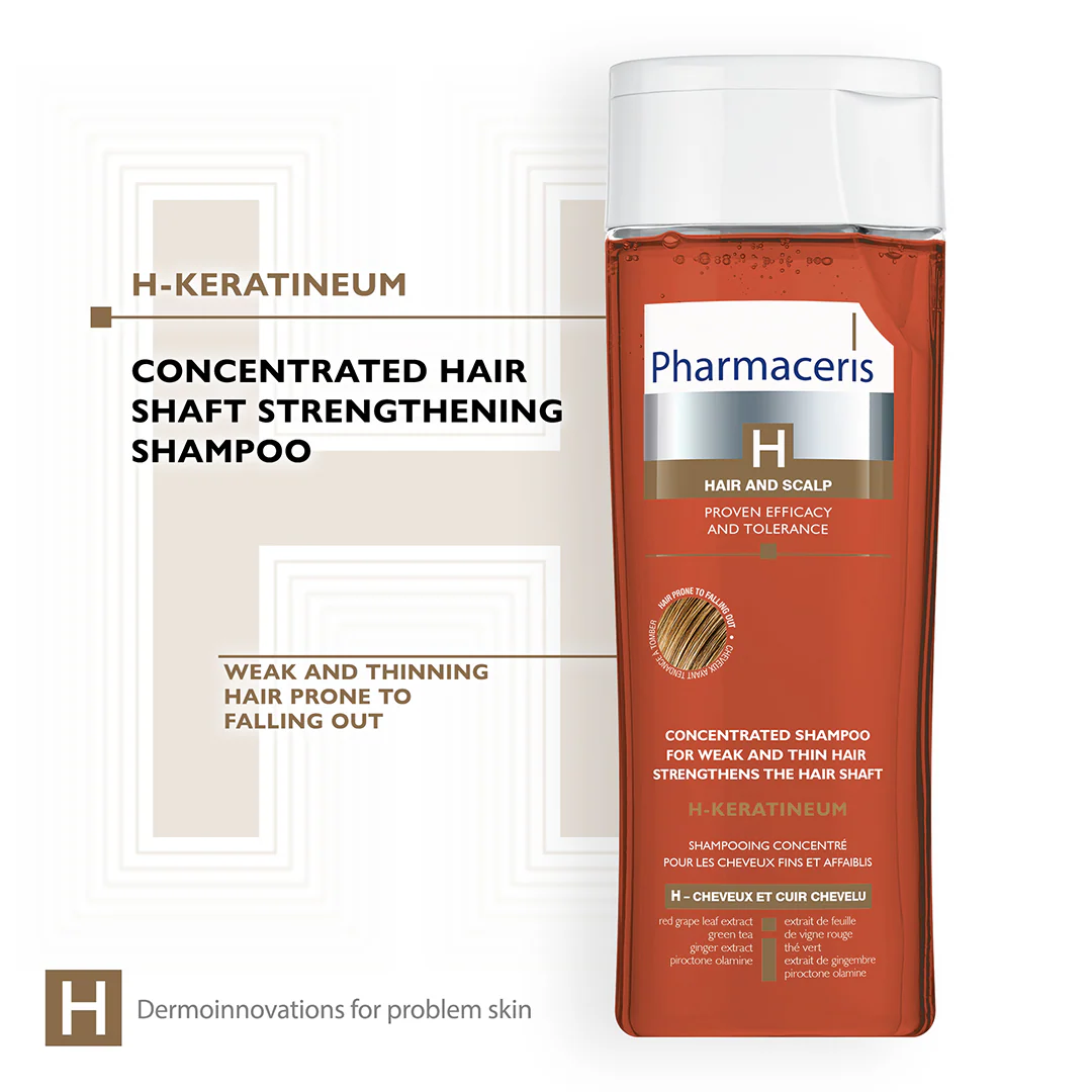 Pharmaceris H Keratineum Concentrated Shampoo For Weak and Thin Hair - Image 2
