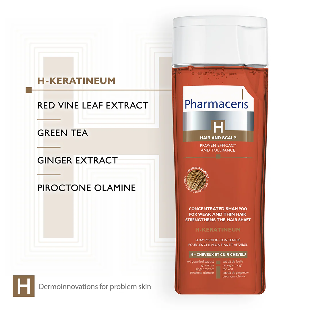 Pharmaceris H Keratineum Concentrated Shampoo For Weak and Thin Hair - Image 4