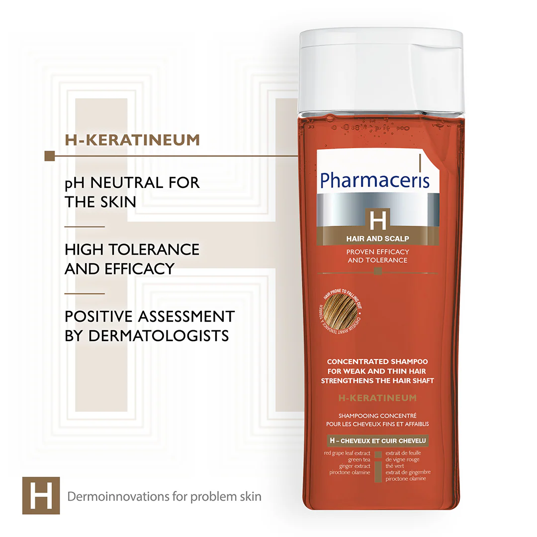 Pharmaceris H Keratineum Concentrated Shampoo For Weak and Thin Hair - Image 5