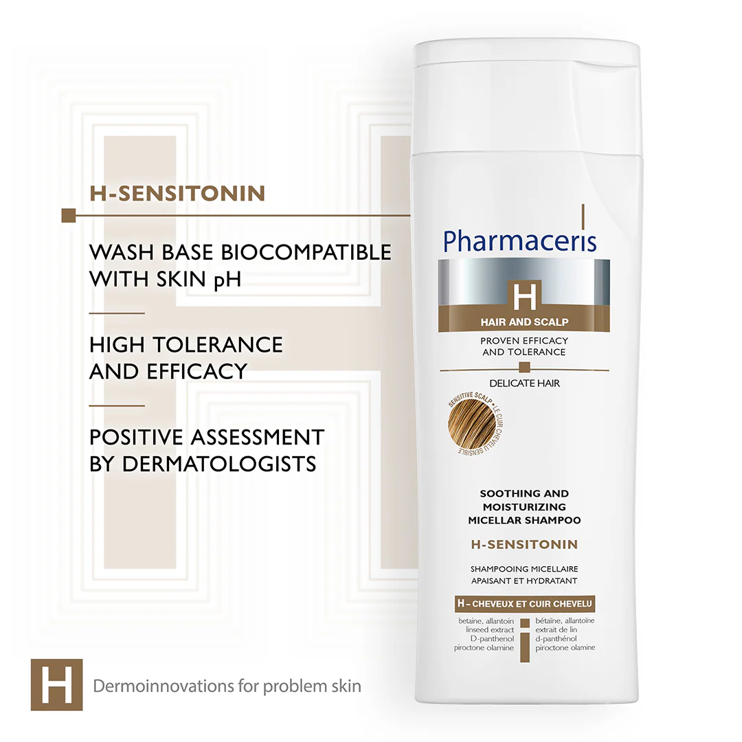 Pharmaceris H Sensitonin Soothing & Moisturising Micellar Shampoo - Image 5