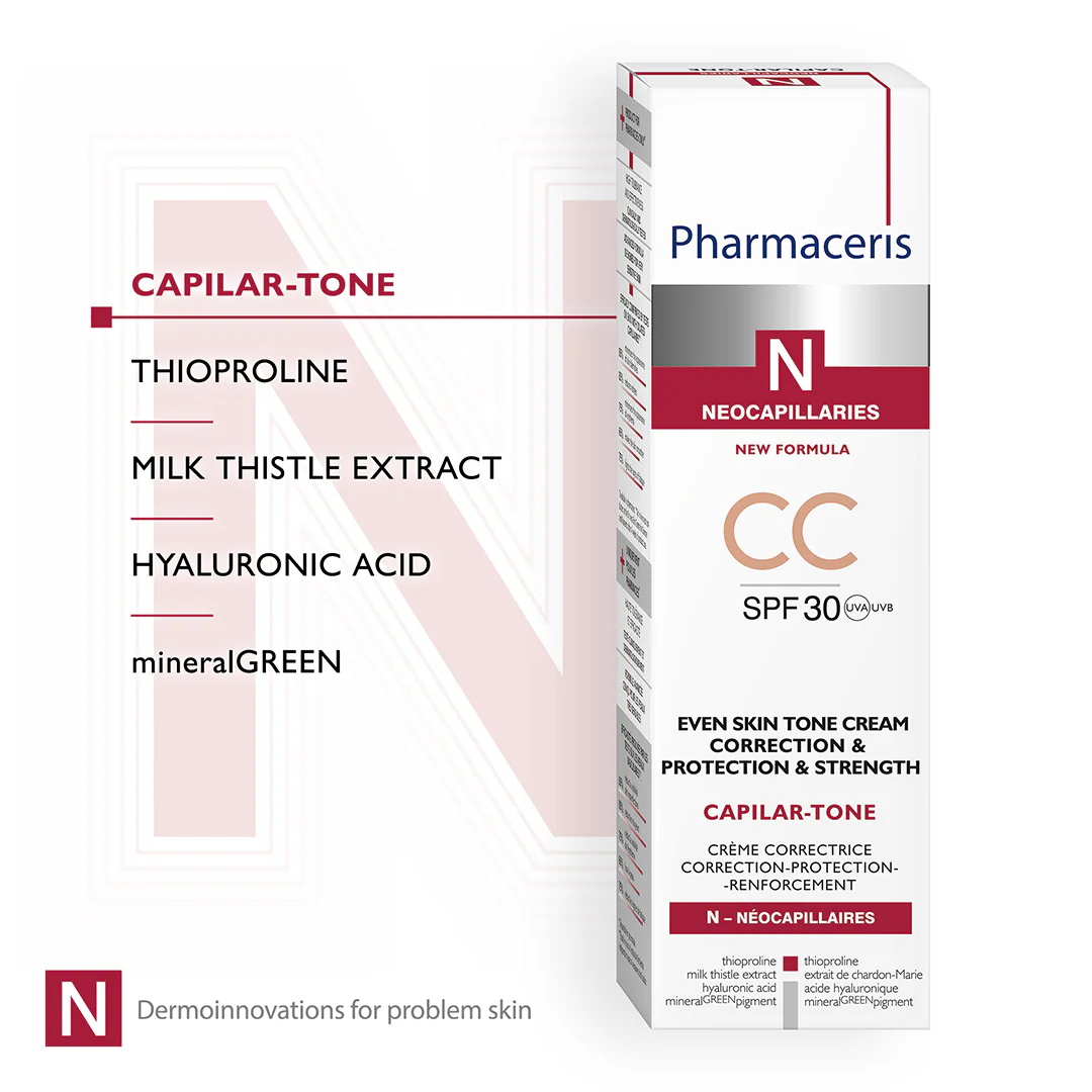 Pharmaceris N Capilar-Tone Evens Skin Tone CC Cream SPF30 - Image 7