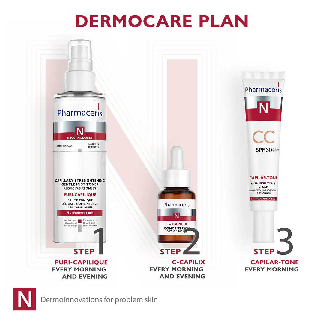 Pharmaceris N Capilar-Tone Evens Skin Tone CC Cream SPF30 - Image 8