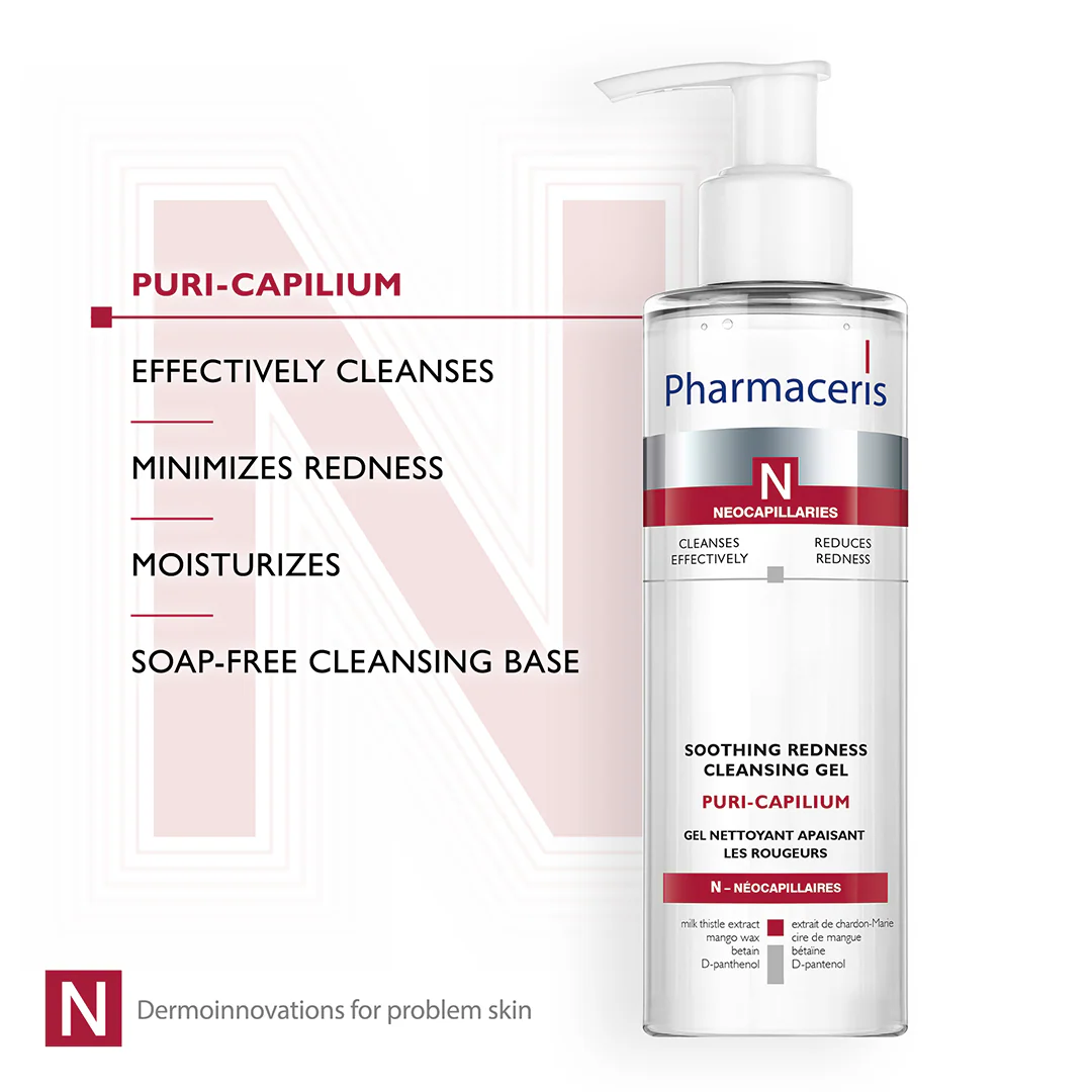Pharmaceris N Puri-Capilium Soothing Redness Cleansing Gel - Image 3