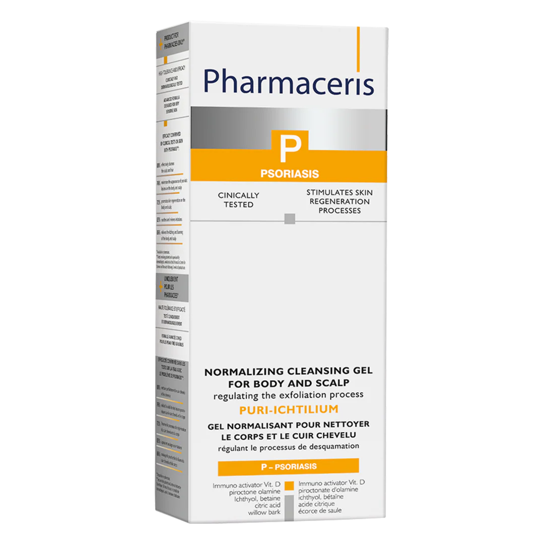 Pharmaceris P Puri-Ichtilium Normalising Cleansing Gel For Body and Scalp - Image 3