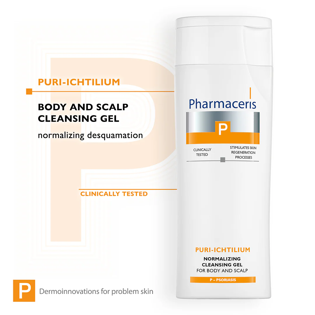 Pharmaceris P Puri-Ichtilium Normalising Cleansing Gel For Body and Scalp - Image 4
