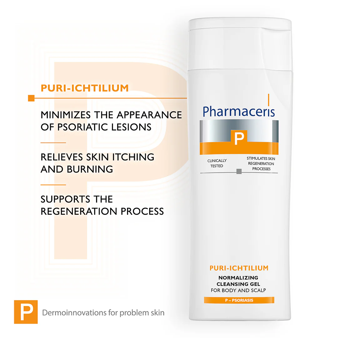 Pharmaceris P Puri-Ichtilium Normalising Cleansing Gel For Body and Scalp - Image 5
