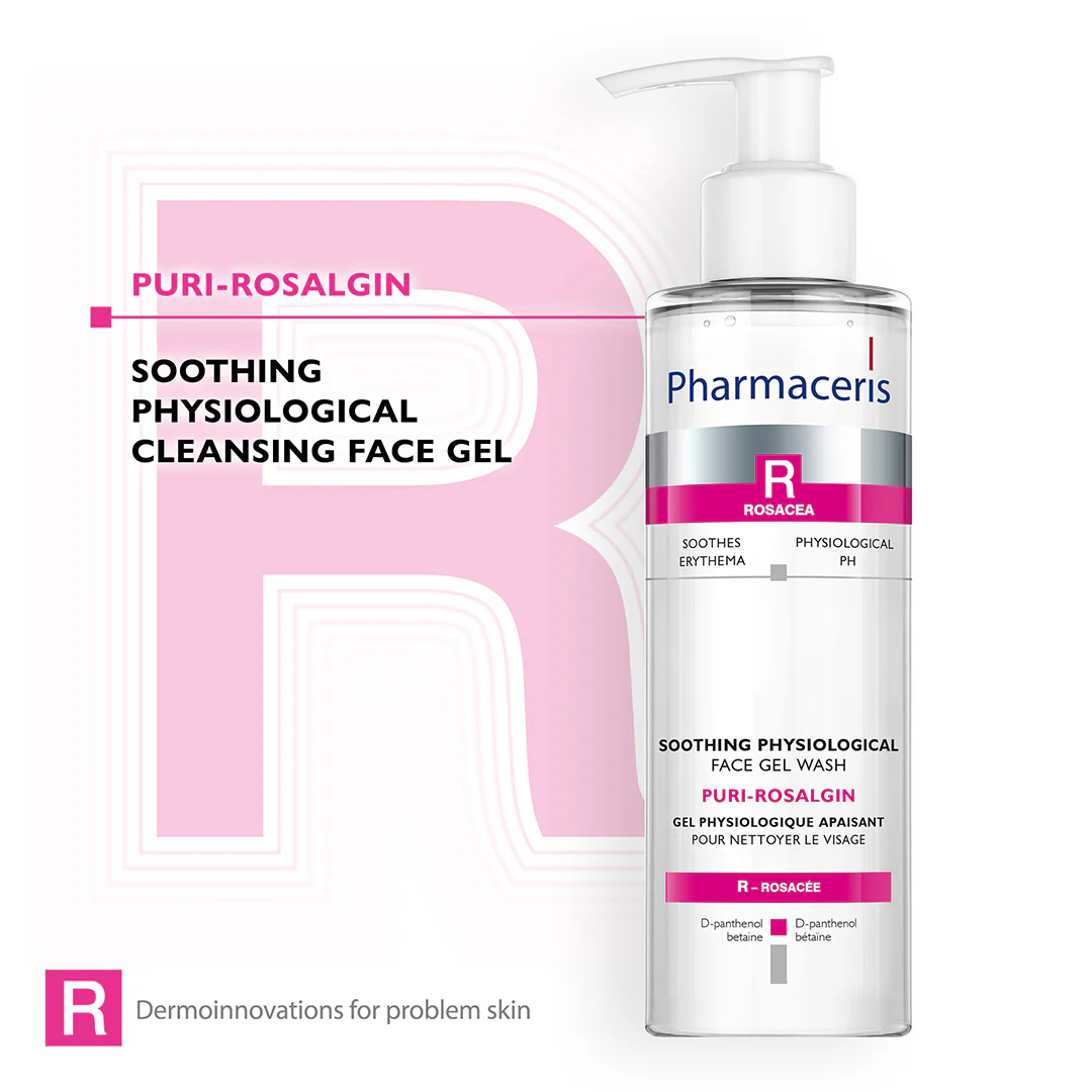 Pharmaceris R Puri-Rosalgin Soothing Physiological Face Gel Wash - Image 2