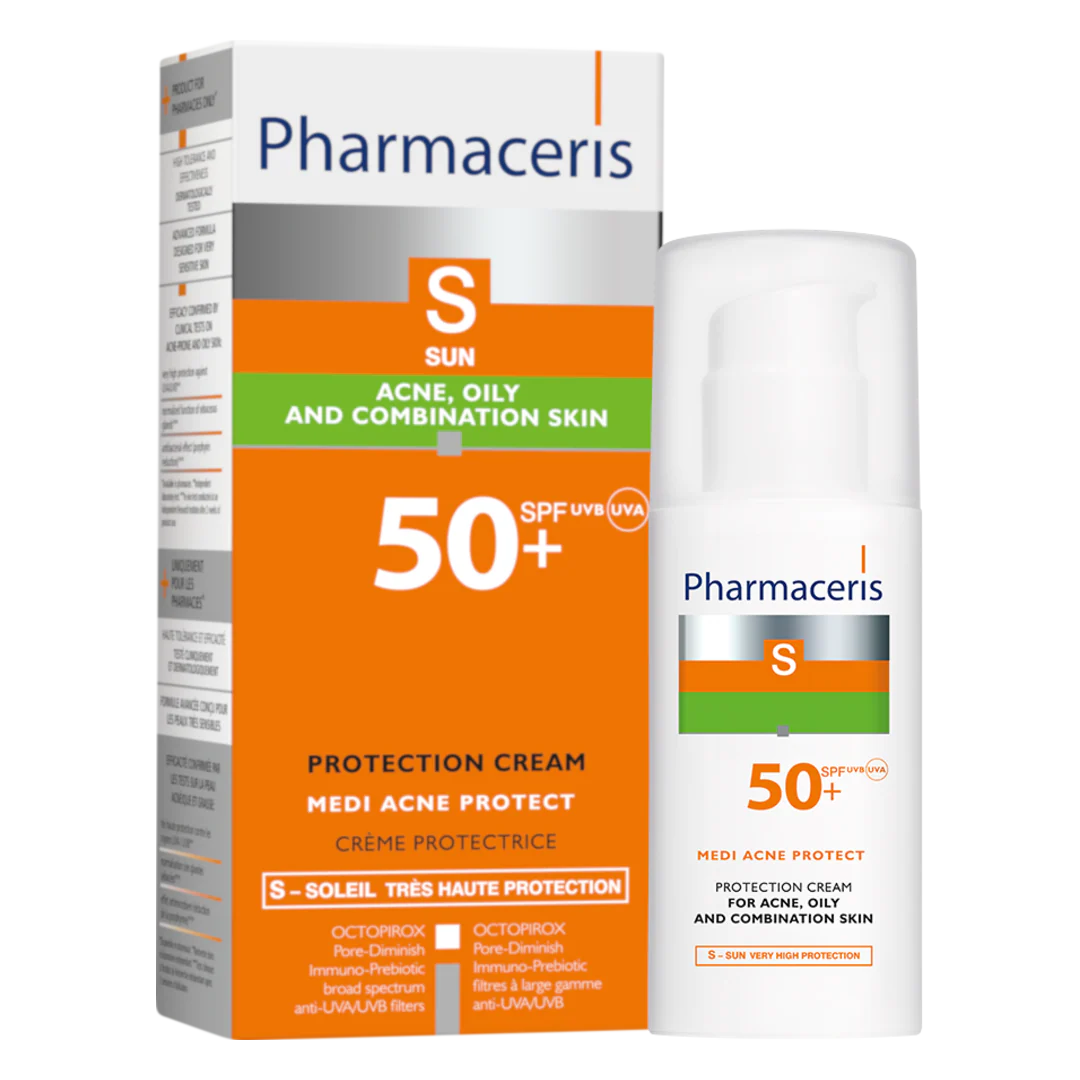 Pharmaceris S Medi Acne Protect Protection Cream SPF50+ - Image 2