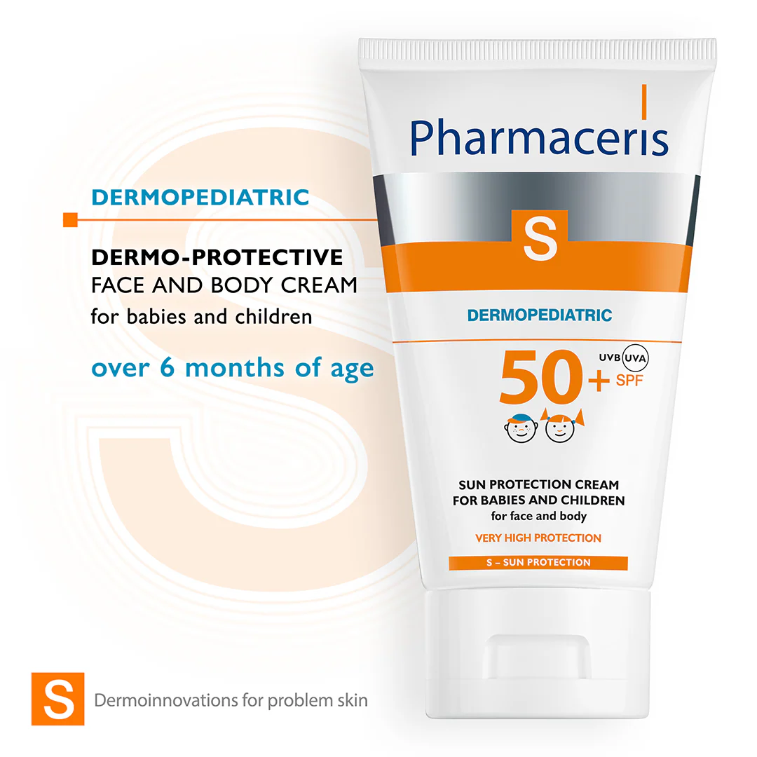 Pharmaceris S Sun Protection Cream for Babies and Children SPF50+ - Image 2