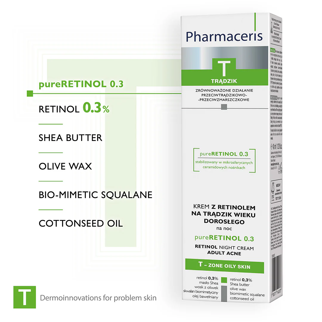 Pharmaceris T pureRetinol 0.3 Retinol Night Cream - Image 6