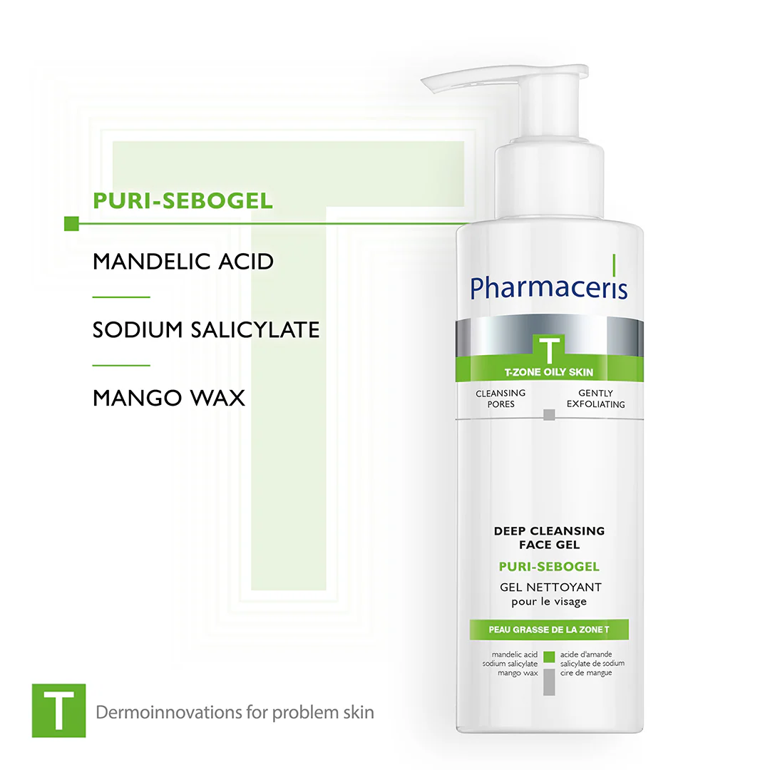 Pharmaceris T Puri-Sebogel Deep Cleansing Face Gel - Image 4