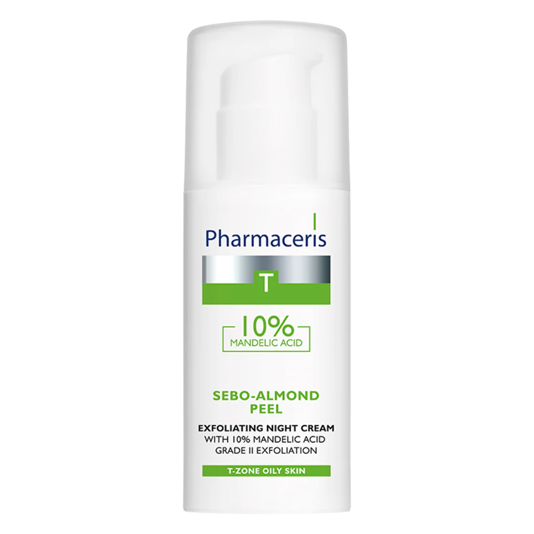 Pharmaceris T Sebo-Almond Peel 10% Mandelic Acid Exfoliating Night Cream