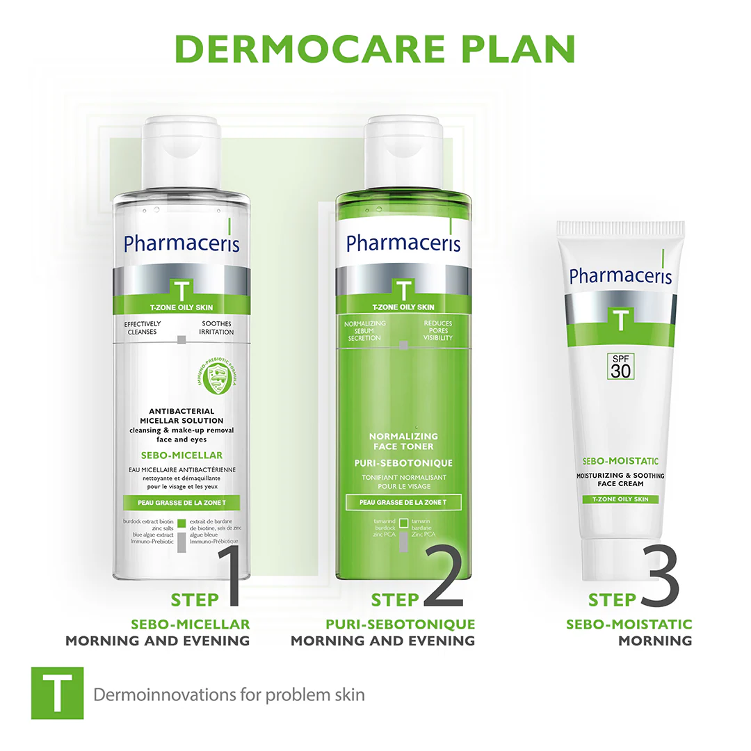 Pharmaceris T Sebo-Moistatic Moisturising & Soothing Face Cream SPF30 - Image 7