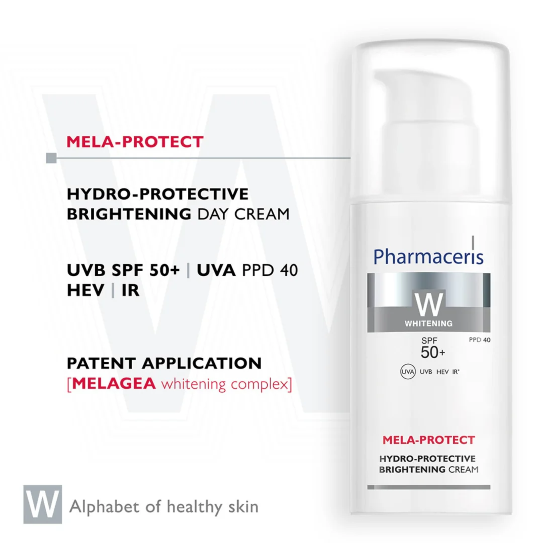 Pharmaceris W Hydro-Protective Brightening Day Cream SPF50+ - Image 2