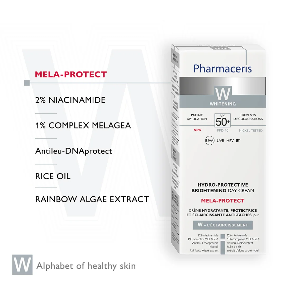 Pharmaceris W Hydro-Protective Brightening Day Cream SPF50+ - Image 5
