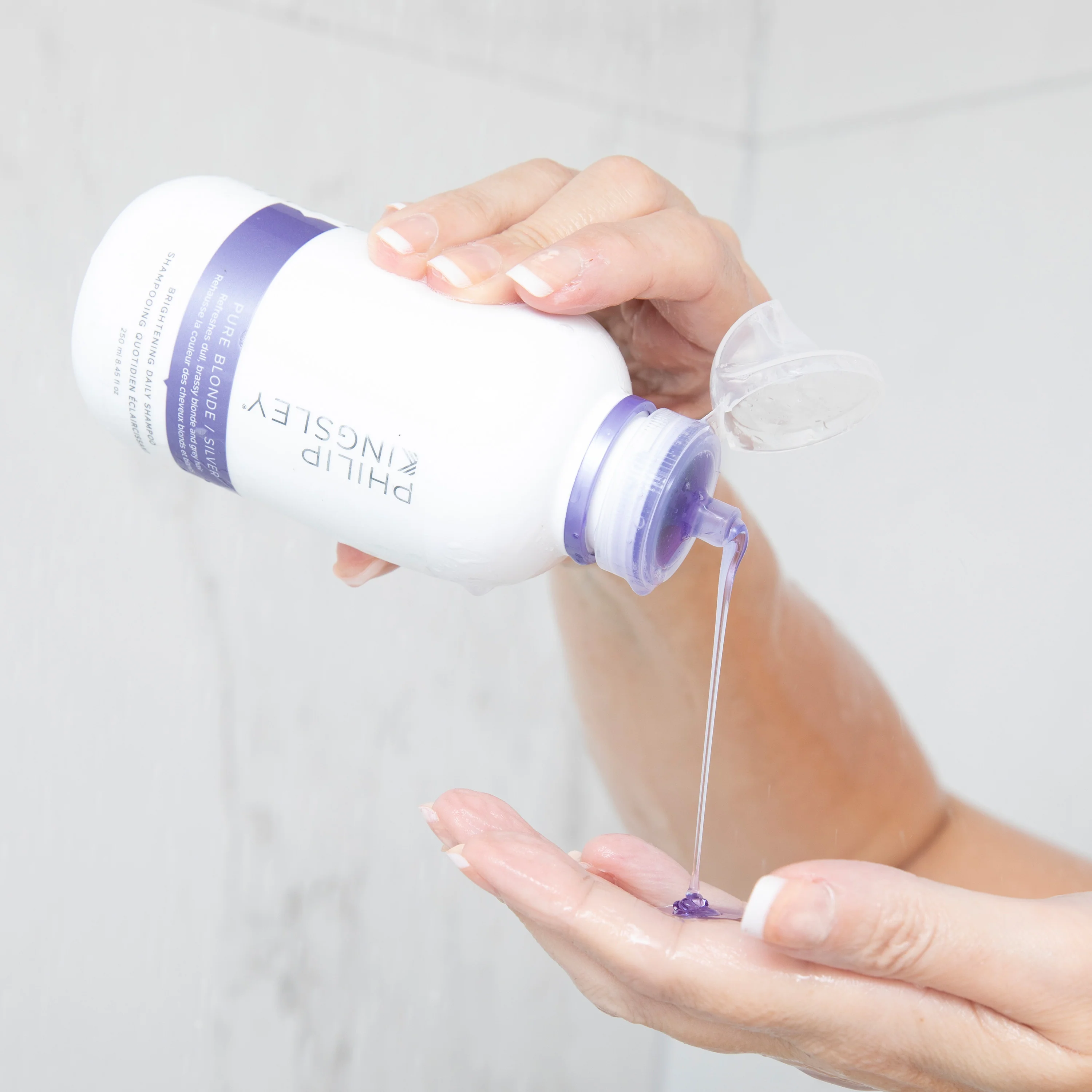 Philip Kingsley Pure Blonde / Silver Brightening Daily Shampoo - Image 4