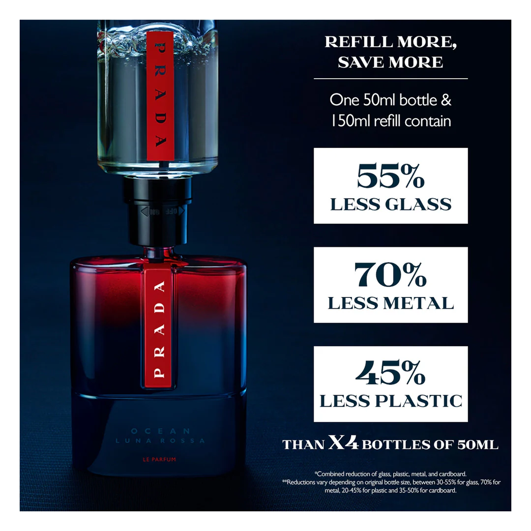 Prada Luna Rossa Ocean Le Parfum Refill - Image 4