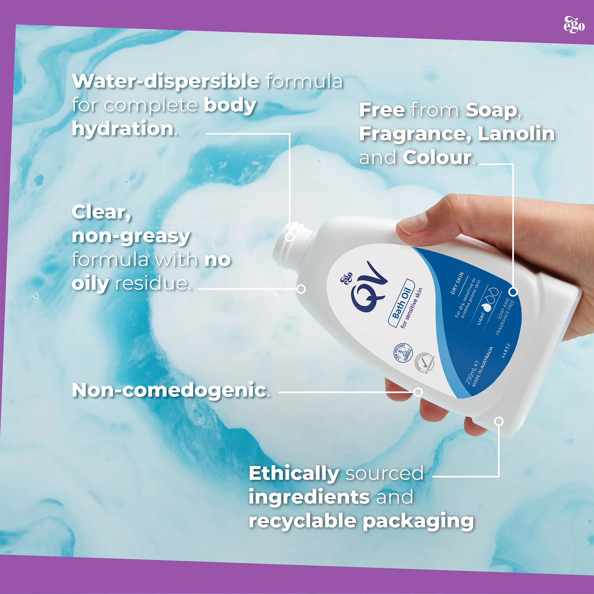 QV Bath Oil For Dry Itching Skin Conditions - Image 5