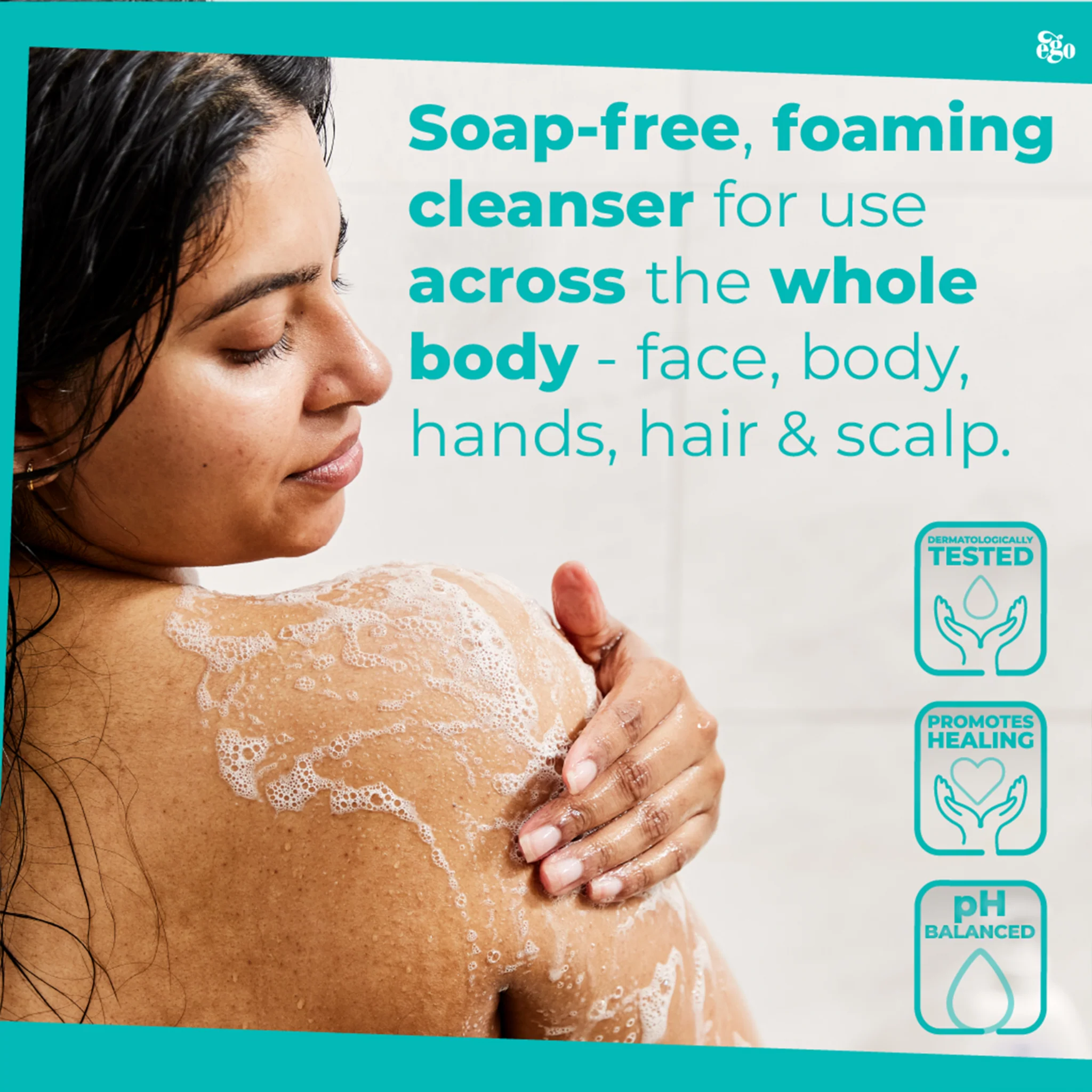 QV Gentle Wash Soap Alternative for Dry Skin Conditions - Image 4